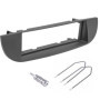 Sound-way Kit Montage Autoradio, Cadre Façade 1 DIN, Adaptateur Antenne, Clés de Démontage Compatible avec Fiat 500 Cinquecento