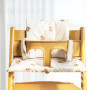 WANDGU Coussin Chaise Haute Bebe: Coussin Compatible avec Stokke Tripp Trapp pour un Nettoyage Facile Détachable, Coussin de Cha