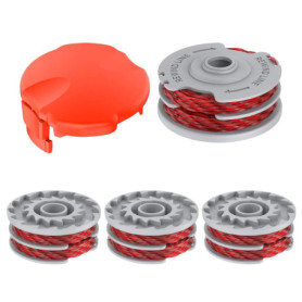 CHIHOLEN 4 bobines de fil compatibles avec Flymo FLY021/513937190,Convient pour Flymo Contour/Mini Trim/Multi Trim/Power Trim,Ø1