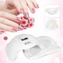 Sun X Sèche-ongles, bavoir adulte, lampe à ongles LED UV avec 36 lumières et capteur automatique et 4 minuteur(EU) 54 W