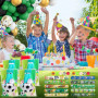 YAMAIDUO 120 Pièces Kit Football Pinata Anniversaire Garçon, Decoration Anniversaire Foot Sachet Anniversaire Enfant pour Pinata