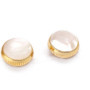 Alnicov Plaqué Or Blanc Shell Incrustations Boutons De Doigt De Trompette Pour Trompette De Remplacement Lot de 3