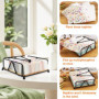 Zosenyer Porte Serviette de Table, Distributeur de Serviettes en Métal Barre Lestée, 18 x 18 x 8 cm Porte-serviettes Papier avec