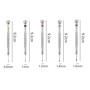 Lot de 5 tournevis de précision pour horloger - Lame réversible - Pour réparation de montres, lunettes, bijoux