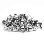 50pcs Rivets Goujon Clou, Rivets pour Cuir Sac à Main, Rivets Goujon Cône Pieds pour Décoration et Réparation d'Artisanat de Cui