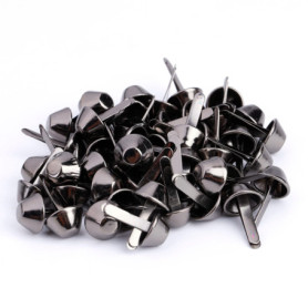 50pcs Rivets Goujon Clou, Rivets pour Cuir Sac à Main, Rivets Goujon Cône Pieds pour Décoration et Réparation d'Artisanat de Cui