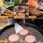 Sumeber Accessoires de barbecue en acier inoxydable avec spatule pour barbecue, presse à hamburger Smash en fonte, accessoires d