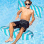 Matelas Gonflable Piscine, Jouets Piscine Hamac Eau Adulte, 4 en 1 Jouets Piscine Gonflable Eau Hamac Eau Matelas à Air pour Adu