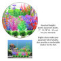 Kingrun 30 Pièces Plantes en Plastique d'aquarium, Plantes Aquatiques artificielles, Plantes d'aquarium Plastique Décoration, Co