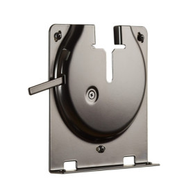 Sanus Support Mural pour amplificateur Sonos – Design Fin Noir avec loquet verrouillable pour Plus de sécurité – Support Discret