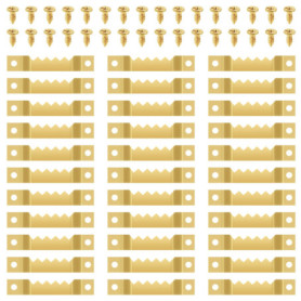 30 Pièces Accroche Tableau Crochet Cadre，Fixations pour Cadres，Mural Attache Cadre Accroche Cadre ，pour Cadres Photo Affiches Pe