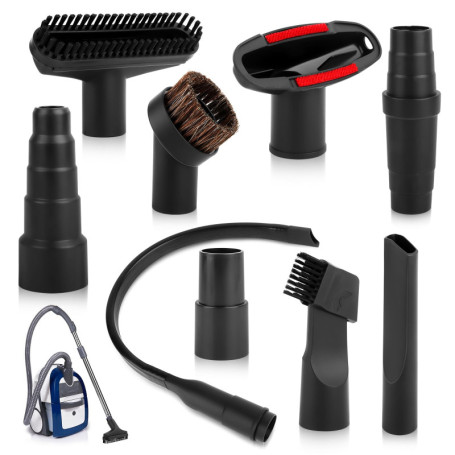 9 Pièces Accessoires pour Aspirateur，Embout Aspirateur - Brosse Aspirateur Universel，pour Meubles Brosse Aspirateur Accessoires，