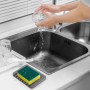 4pcs Porte Savon,Support Savon， Silicone avec Drain de vidage，Porte Savon Douche，Plateau à Savon,pour Salle de Bain Cuisine Comp