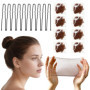 Filets à Cheveux Invisible,20 Pièces Filet Élastique Chignon,10 Pièces U Forme Pinces à Cheveu,pour Ballet, Danse, Infirmière Ai