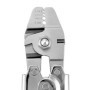 QWORK® Pince à sertir les câbles en acier inoxydable, pour sertir câbles métalliques, jusqu'à 2.2 mm, avec poignées antidérapant