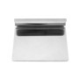 QWORK® spatule à pâte, grattoir de cuisine, gadget de cuisine, 14 X 12 cm, inox