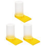 QWORK® 3 Pcs Abreuvoir Abeille Plastique, Distributeur d'eau pour Abeilles, Apiculture Materiel