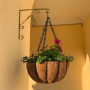 QWORK® Chaînes de paniers suspendus, chaînes suspension de 5 m, chaînes noires réglables, pour nichoirs, jardinières et ornement