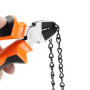 QWORK® Chaînes de paniers suspendus, chaînes suspension de 5 m, chaînes noires réglables, pour nichoirs, jardinières et ornement