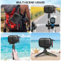 Veftsvy Étui de Transport pour DJI Osmo Action 5 Pro/Action 4/Action 3, Sac de Rangement, Mini Sac De Transport pour Accessoires