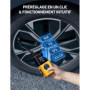 AstroAI Gonfleur Pneus Voiture, Compresseur à Air Portatif, Gonfleur Pneus Voiture Sans Fil compacte, avec Batterie Rechargeable