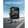 AstroAI Gonfleur Pneus Voiture 12v DC, Compresseur à air Portatif, Compresseur Voiture, Pompe à Pneu Portable numérique, écran L