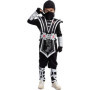 Spooktacular Creations Ensemble de costumes Silver Ninja Deluxe avec accessoires en mousse Ninja jouets pour enfants Kung Fu Out
