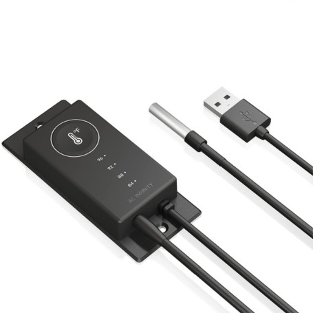AC Infinity Contrôleur 1, déclencheur thermique pour les fans et appareils USB, ordinateur, cabinet AV, Xbox, Playstation, refro