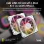 Refroidissement PC - CORSAIR - CO-9051040-WW - iCUE LINK RX140 RGB Max White Dual Fan