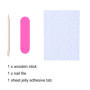 Danshinbow Lot de 24 faux ongles longs en forme de cercueil ballerine avec strass dégradés nude à paillettes pour femmes et fill