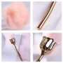 Nail Art Brosse À Poussière Pour Manucure Rose tête brosse Blush pinceaux à poudre Mode Gel Ongles Accessoires Matériel Matériel
