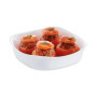 Plat de cuisson blanc 29 x 29 cm Smart Cuisine Carine