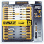 DEWALT FlexTorq DWA2FTS22IR Lot de 22 Embouts de visseuse à Percussion