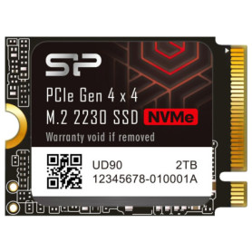 Silicon Power SU02KGBP44UD9007MM Disque SSD UD90 2230 NVMe 4.0 Gen4 PCIe M.2 R/W jusqu'à 5 000/3 200 Mo/s Compatible avec Steam 