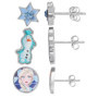 Disney SH00602RL.PH Ensemble de boucles d'oreilles Frozen, taille unique, Métal, Pas de gemme