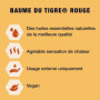 Tiger Balm - BAUME DU TIGRE Rouge à effet chauffant - Contient du camphre et du menthol - Pour sportifs, avant l'effort ou les t