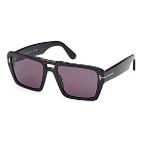 Tom Ford FT1153 Lunettes de Soleil, Black/Smoke Violet, Unique Homme