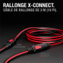 NOCO GC004 X-Connect Accessoire de Rallonge de 3 Mètres pour Chargeurs de Batterie Intelligents NOCO Genius