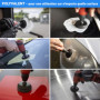Glass Polish Patin de support auto-agrippant de 75 mm pour perceuse avec fixation universelle pour perceuse