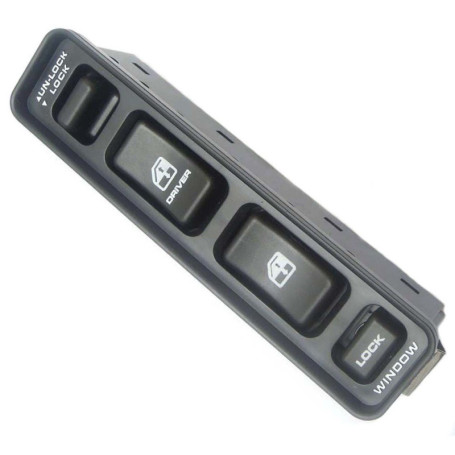 Twowinds - Interrupteur Lève-vitre Compatible avec Suzuki Vitara (1988-2005) - Porte Avant Gauche (côté conducteur) - 37990-60A0