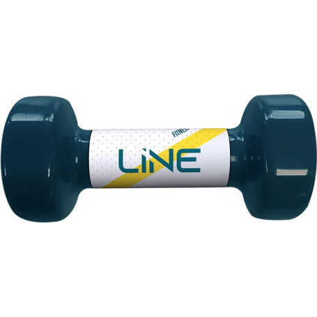 POIDS 1X 2KG - DUMBBELL - HALTERE A L'UNITE POUR GYM, MUSCULATION ET RENFORCEMENT - LINE, Bleu