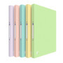 Oxford Urban Lot de 10 classeurs à anneaux A4, en plastique, dos de 2 cm, 2 anneaux, opaques, assortis pastel