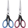 BIC Comfort Ciseaux Enfants 16 cm - Noir/Bleu ou Noir/Rouge (sans choix possible), Blister de 1