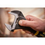 Stanley FatMax FMHT13125-0 Clé à molette réglable 6" bi-matière avec ouverture rapide, mesures métriques et en pouces, trou de s