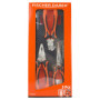 FISCHER DAREX 810905 Module de rangement comprenant 3 pinces, universelle, coupante et à bec long, Noir