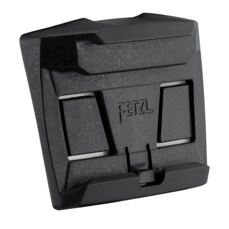 PETZL - Platine adhésive permettant de Fixer Une Lampe Frontale sur Un Casque Helmet Adapt - Unisex, Noir, Taille Unique