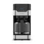 SCHNEIDER Cafetière Digitale Programmable, 1,5L, 900W, Filtre Permanent, Inox, Noir