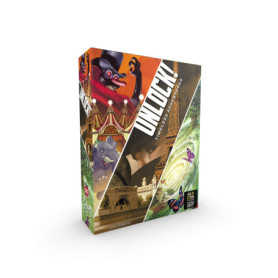 Asmodee Italia - Unlock Timeless Adventures 8985 - Escape Room de Table édition entièrement en Italien, en Couleurs