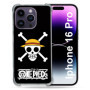 Cokitec Coque Renforcée pour Apple Iphone 16 Pro Manga One Piece Tete de Mort