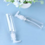 PRETYZOOM 4 Pcs 100 ML Rechargeable en Plastique Pompe Distributeur Bouteilles pour Lotion de Shampooing Conteneurs Ronde Pompe 